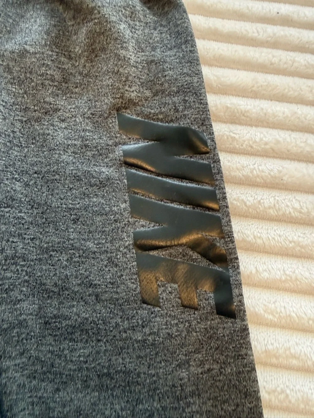 Nike Kids Dark Gray Jogger Sweatpants with Side Logo - Picture 3 of 5